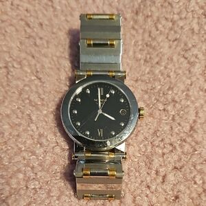 Movado Two-Tone Silver and Gold Watch